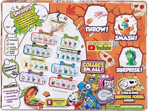 smashers dino 20 pack