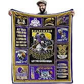 CusFuk Blanket for Men Women,Sports Lovers Gifts Warm Throw Flannel Blankets for Men Women Boys, Sports Style Travel Blanket Sofa Bed Couch for Men 60"x 50"