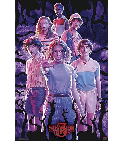 Amazon.com: POSTER STOP ONLINE Stranger Things 3 - TV Show Poster