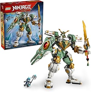LEGO NINJAGO 15-jähriges Jubiläum: Lloyds Titan-Mech - Ninja Action Spielzeug mit sammelbarer Minifigur, Schild und Schwert - nostalgisches Geschenk für Jungen ab 14 Jahren und erwachsene Fans - 71860