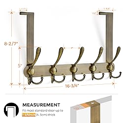 Ravinte Over The Door Hooks, 2 Pack Over The Door