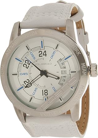 Custo Watches CU031501 - Reloj de Señora Cuarzo Piel Blanco