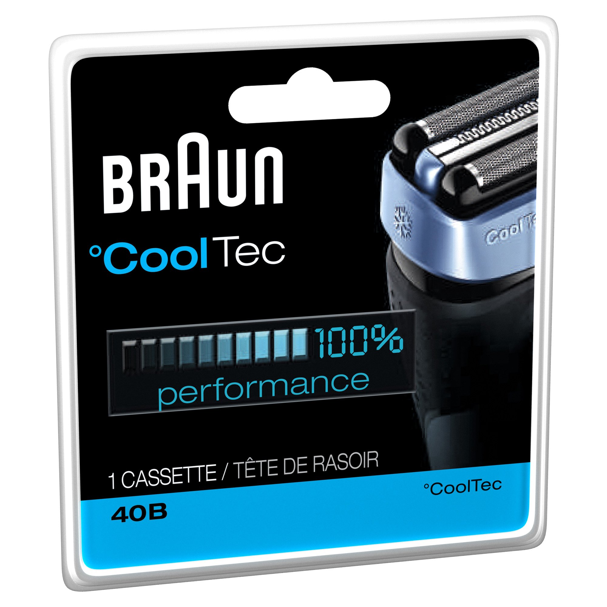 Braun CoolTec 40B Foil & Cutter Replacement Head, Compatible with