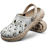 BULLIANT Men Clogs,Comfortable Mules Sandals for Men Women Cushioned Footbed Arch Support-EVA Ligthweight