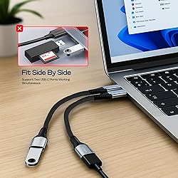 OTG USB-C to USB 3.0 Adapter [2Pack] Thunderbolt 3