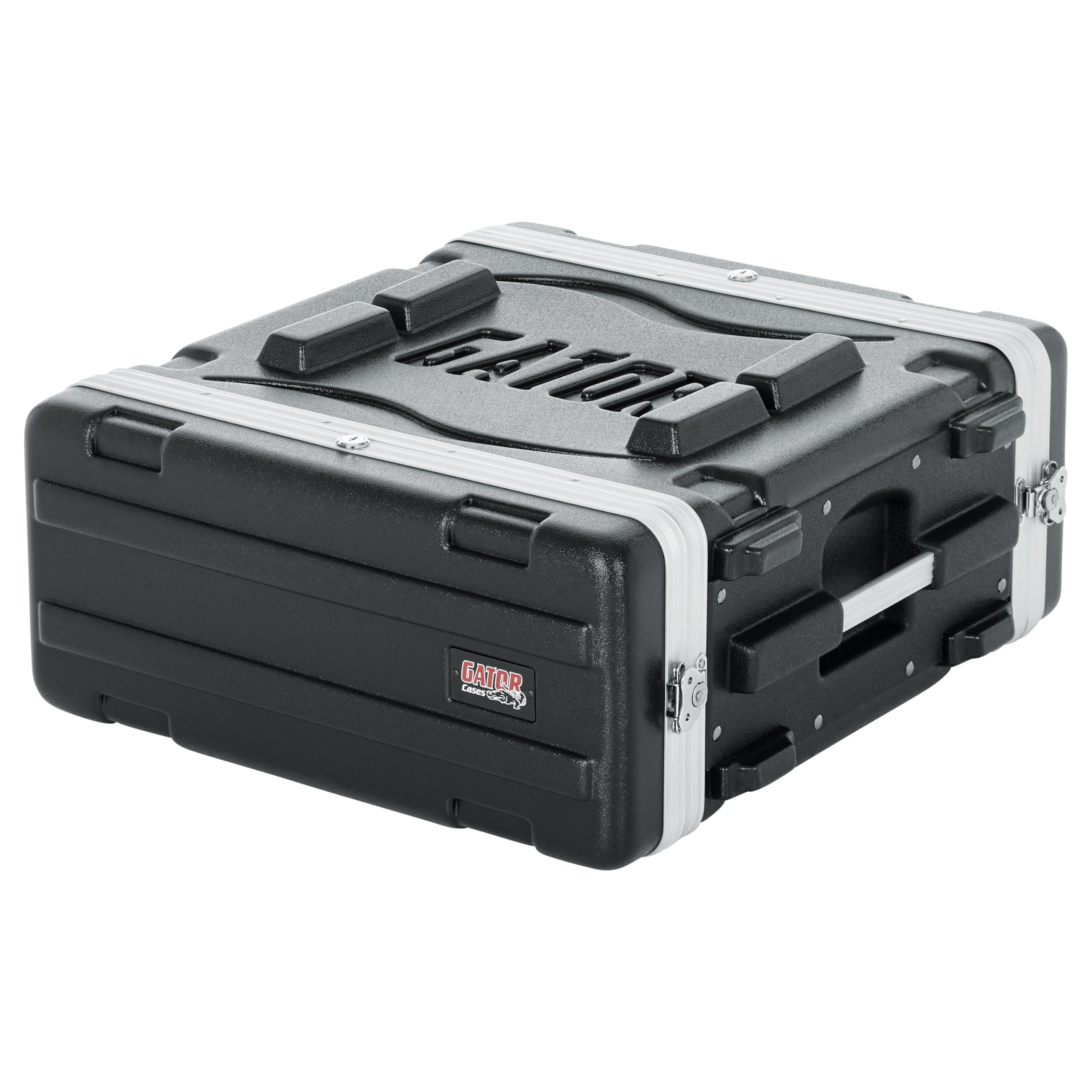 Gator Molded PE 4U 19.25 inch Deep Rack Case with Front/Rear Rails and Locking