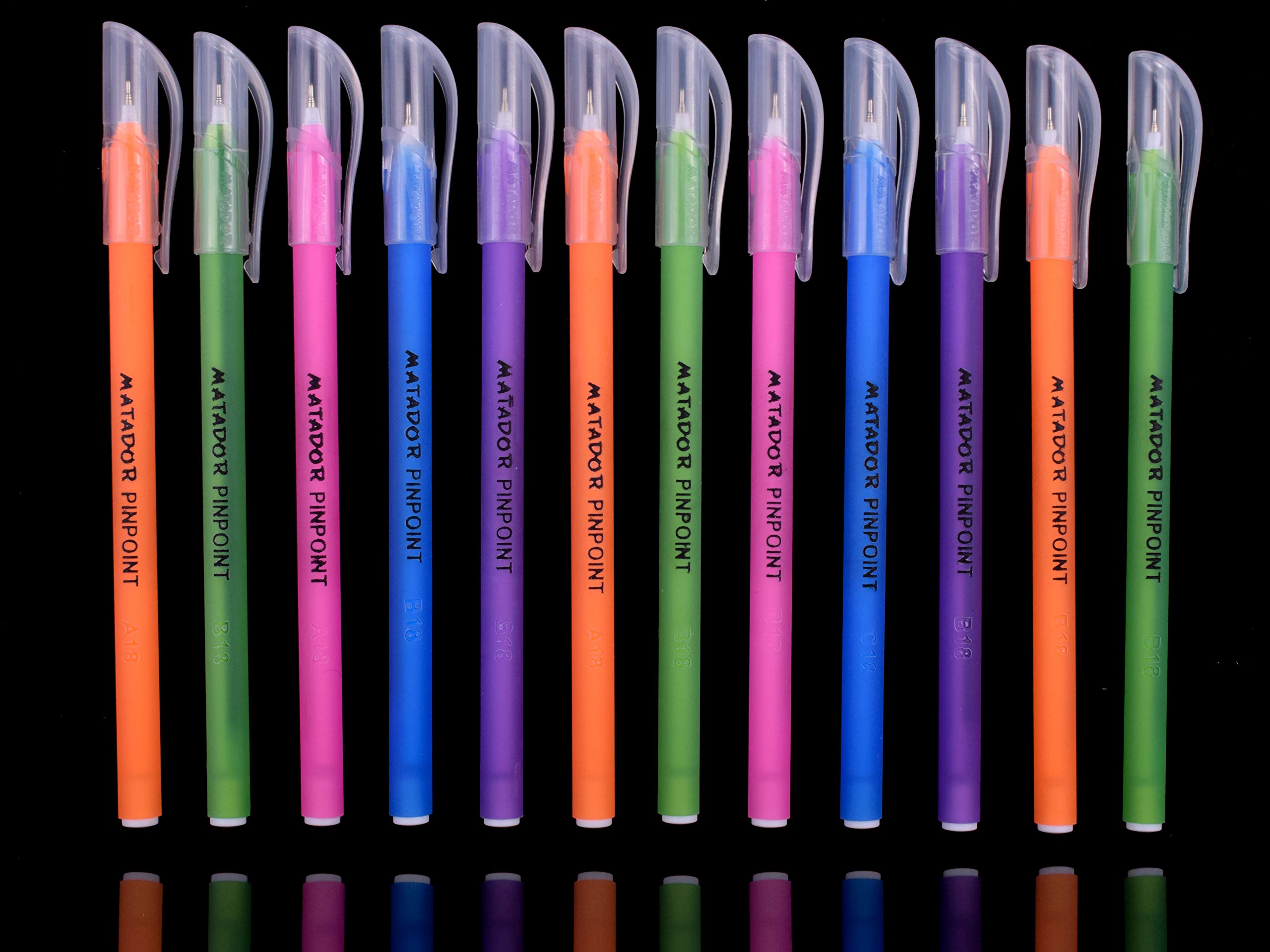 Matador PinPoint Fine Point Roll Gel Pens 0.5mm Ballpoint Medium
