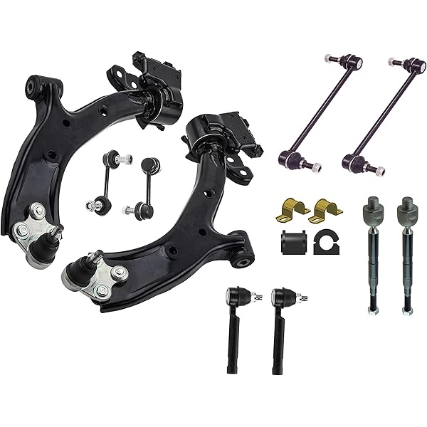 Amazon Com 14pc Front Lower Control Arm Suspension Kit Fits 07 11 Honda Cr V Japan Built Models Automotive