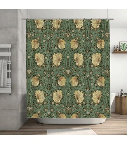 William Morris - Cortinas de ducha para decoración William Morris - Cortinas de ducha para decoración