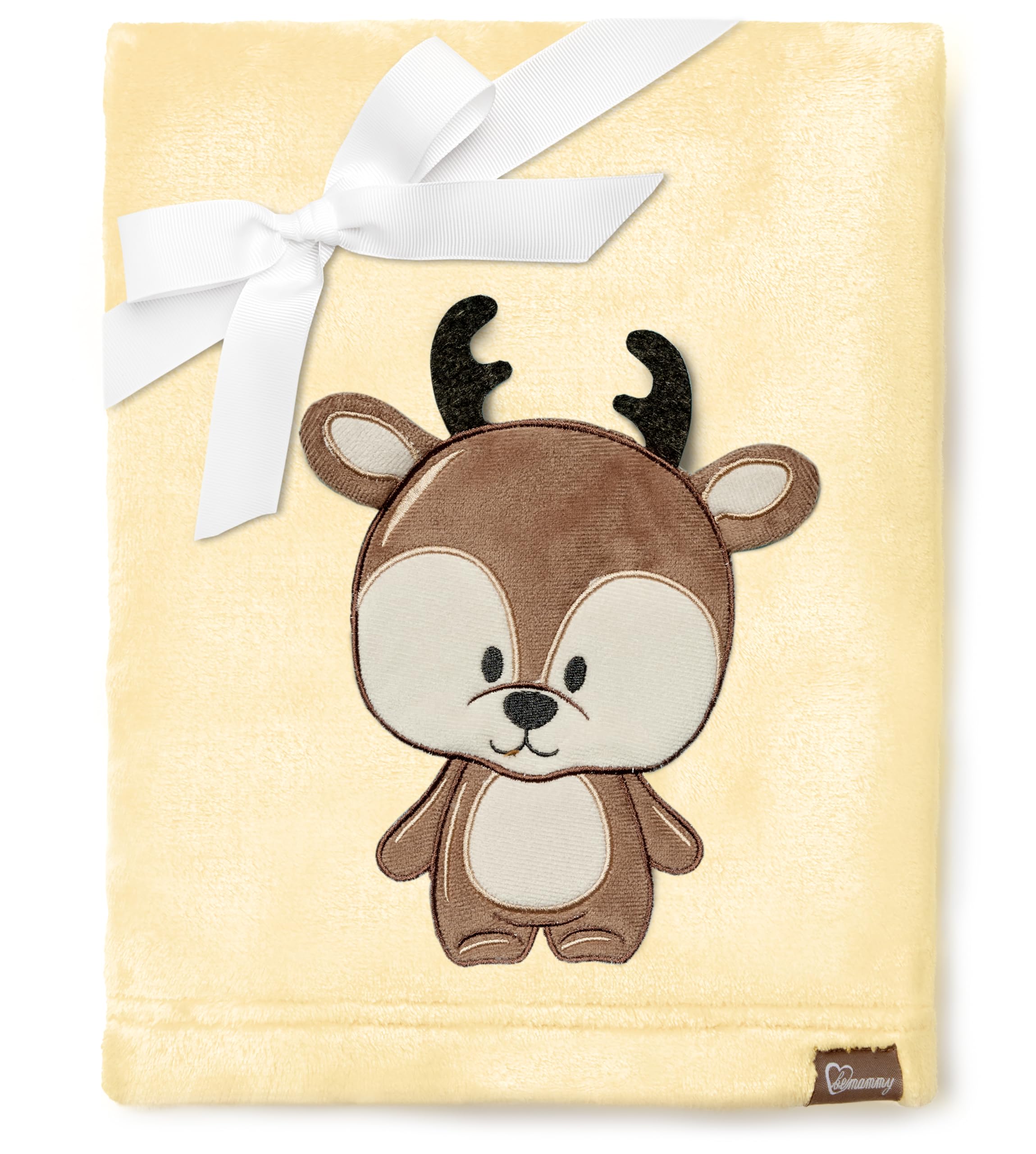 Be Mammy Warm Children Baby Cosy Blanket Baby Gift BE20-168 (Yellow - Deer)