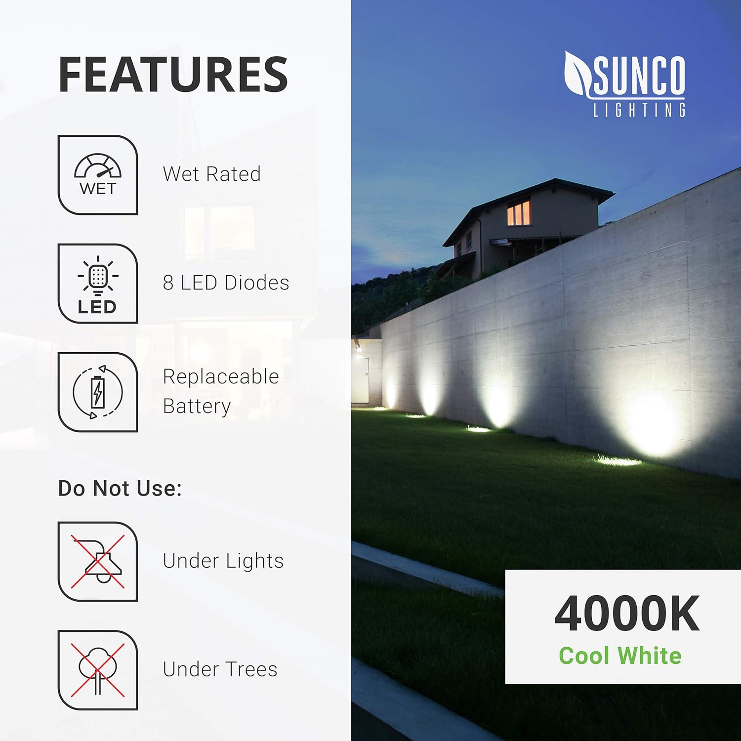 Path Lights Dusk To Dawn 3000k Rohs Ce Solar Powered Led Landscape Lighting Cross Spike Stake For Easy In Ground Install Sunco Lighting 12 Pack Solar Path Lights Patio Lawn Garden