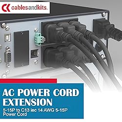 Cables and Kits - Heavy Duty AC Power Cord 6ft