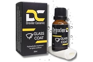 Drexler Ceramic Glass Coat 20ml Ceramic Coating Windshield Windows Hydrophobic Water Repellent Improved Visibility Protection