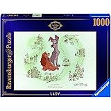 Ravensburger Disney Treasures from The Vault: Lady 1000 Piece Jigsaw Puzzle for Adults – Every Piece is Unique, Softclick Tec