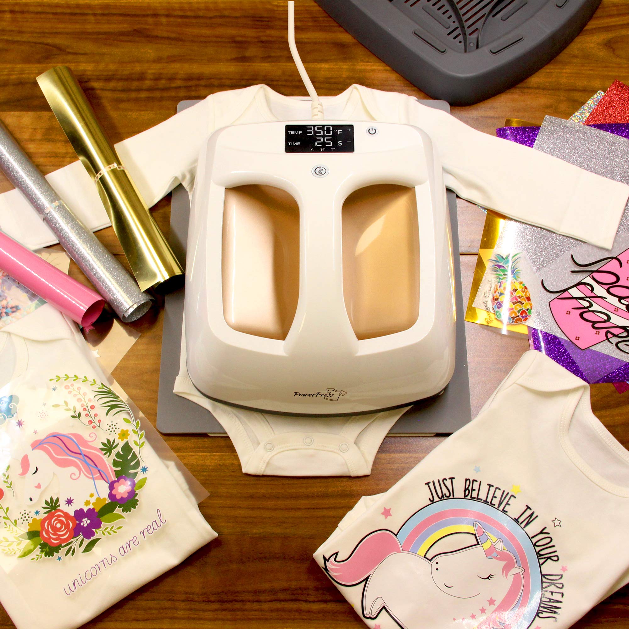 PowerPressIndustrialQualityDigitalSublimationTShirtHeatPress