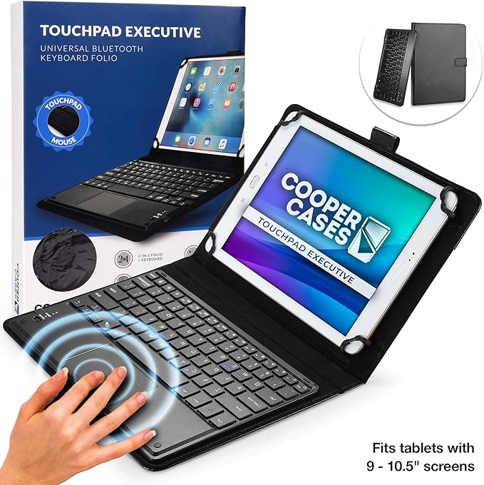 Cooper Touchpad Executive Keyboard Case For Samsung Galaxy