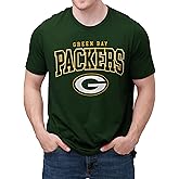FOCO NFL Unisex-Adult NFL Team Logo Classic Arched Logo Shirt Short Sleeve T-Shirt