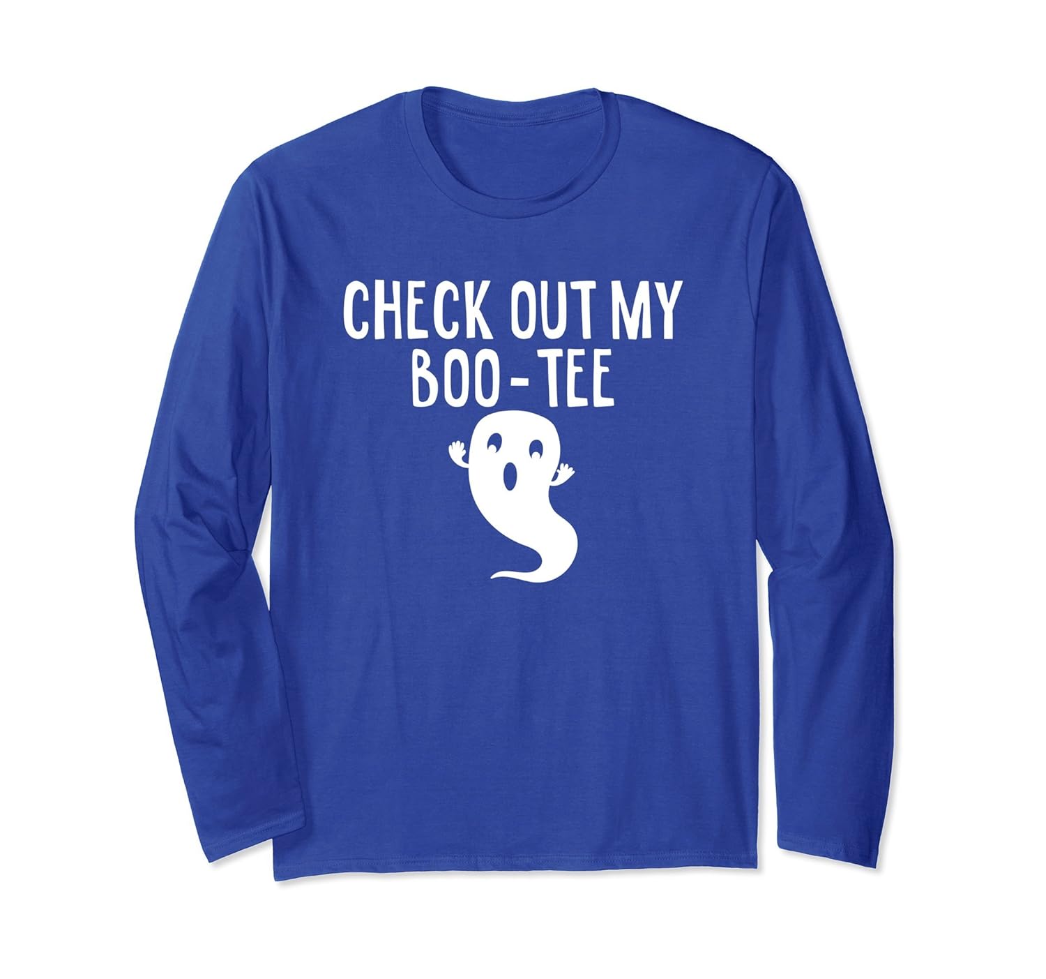 Check Out My Boo Tee Scary Ghost Halloween Long Sleeve-ANZ