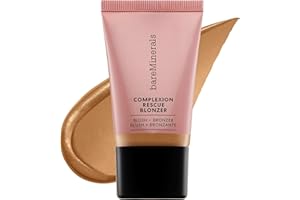 bareMinerals Complexion Rescue Liquid Blonzer, Blush + Bronzer Hybrid, Bronzer Blush for a Sun-Kissed Glow, Buildable Face Bronzer + Blush for Cheeks, Gel-Cream, Vegan