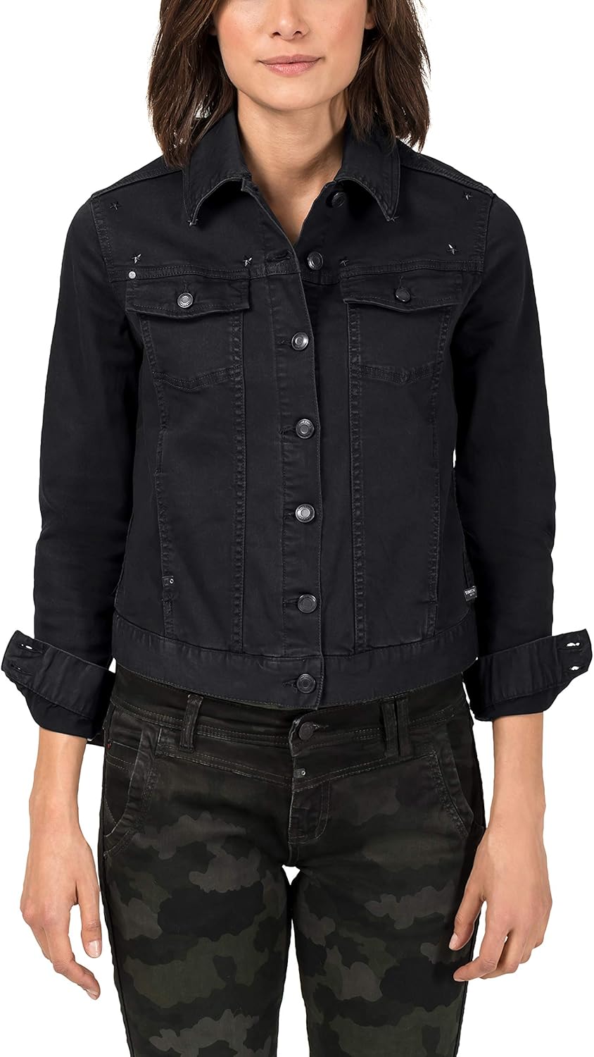 Timezone Damen Colored Denim Jacket Jeansjacke Amazon.de Bekleidung