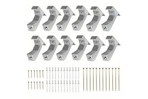 Squeaky Floor Repair Kit, Creaky Laminate Vinyl Wood Floor Fix Kit, Squeak No More Carpeted Floor Repair Kit with 12PCS Doubl