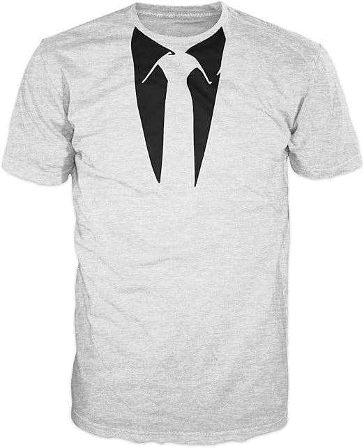 maglietta con cravatta disegnata