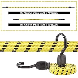 Cartman Ultra 48" Black/Yellow Flat Bungee