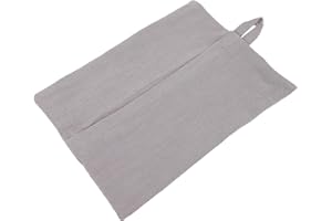 SUPVOX Fabric Tissue Box Cover for Home and Bathroom, Nordic Style Decorative Cloth Tissue Holder in Light