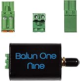 Balun One Nine v2 - Small Low-Cost 9:1 (1:9) Balun with Input Protection & Enclosure for HF & Shortwave. Great for Software D