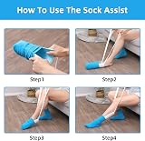 Fanwer Sock Aid Tool for Elderly, Disabled & Pregnant - Easy Use view 3
