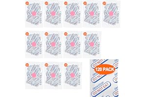 LIFJOY 120 Packs 500CC Food Grade Oxygen Absorbers (10 Pack in Individual Vacuum Bag ) , Oxygen Absorbers For Long Term Food Storage with Oxygen Indicator , Works in Mylar Bags, Mason Jars, and Vacuum Bags
