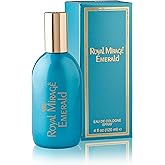 Royal Mirage Emerald Eau de Cologne - Premium Aldehydic & Jasmine Fragrance Spray - 120ml (4 oz) Long-Lasting EDC - Authentic Heritage Scent
