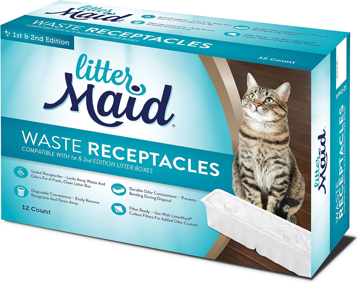 throw away litter box