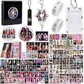 Merch Gifts Set, Including Photocards, Stickers, Photocards Binder,Lanyard | Keychain, Button Pins, ID Holder, Paper Tape for Katseye Fans Gift