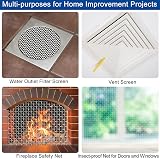 TOONGEEN 304 Stainless Steel Wire Mesh Sheet 4 Pcs 210x300mm 1mm Aperture view 6