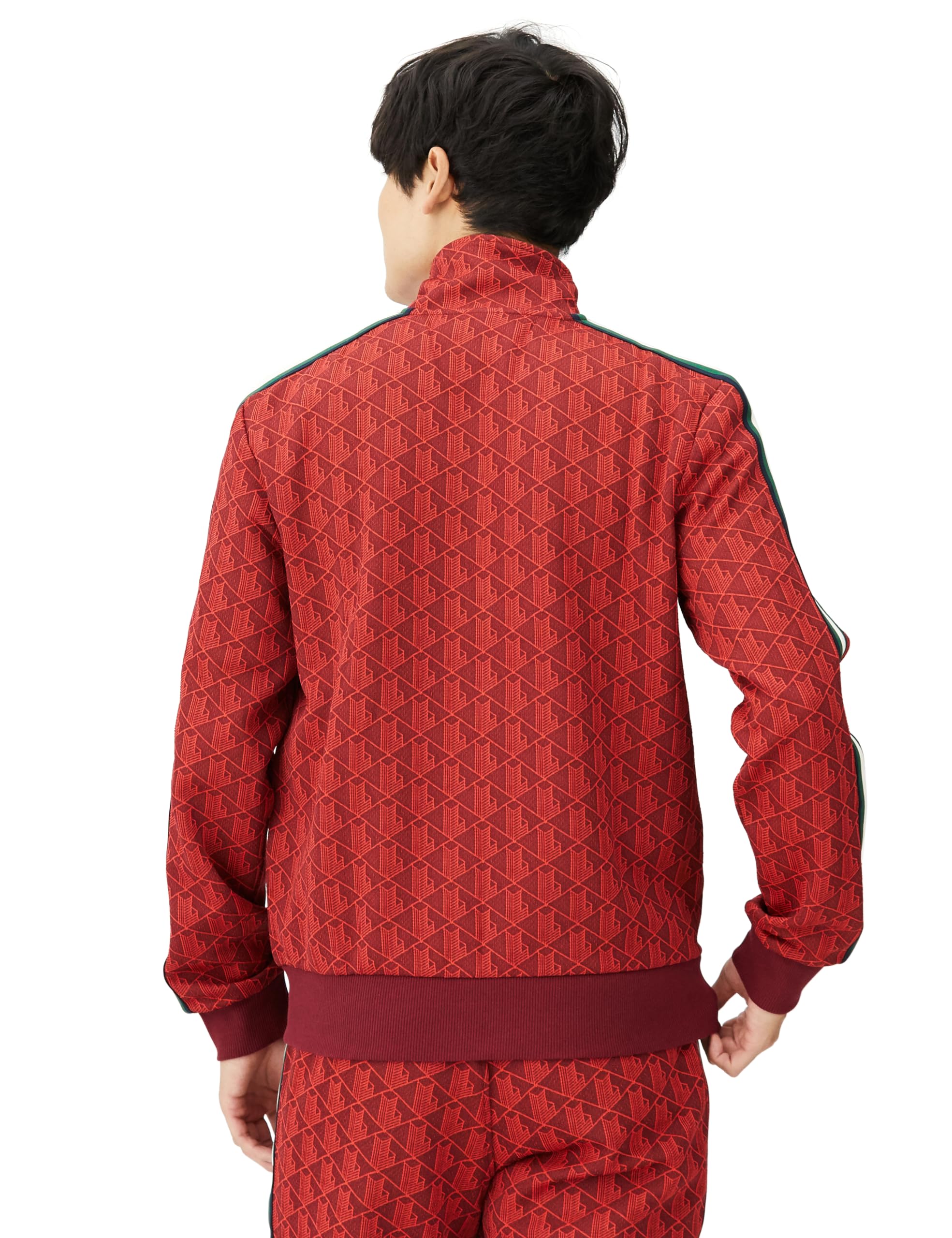 Mua Lacoste 公式 モノグラムジャカードトラックジャケット+サイド