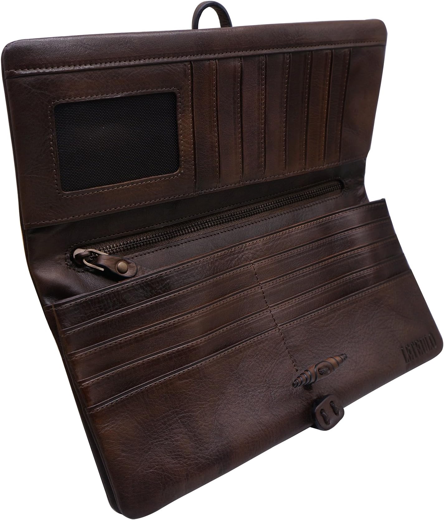 Wallets for Women Large Capacity Leather Clutch Wallet Card Organizer