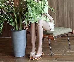 ONCAI Flip Flops For Women Yoga Mat Non-Slip Womens
