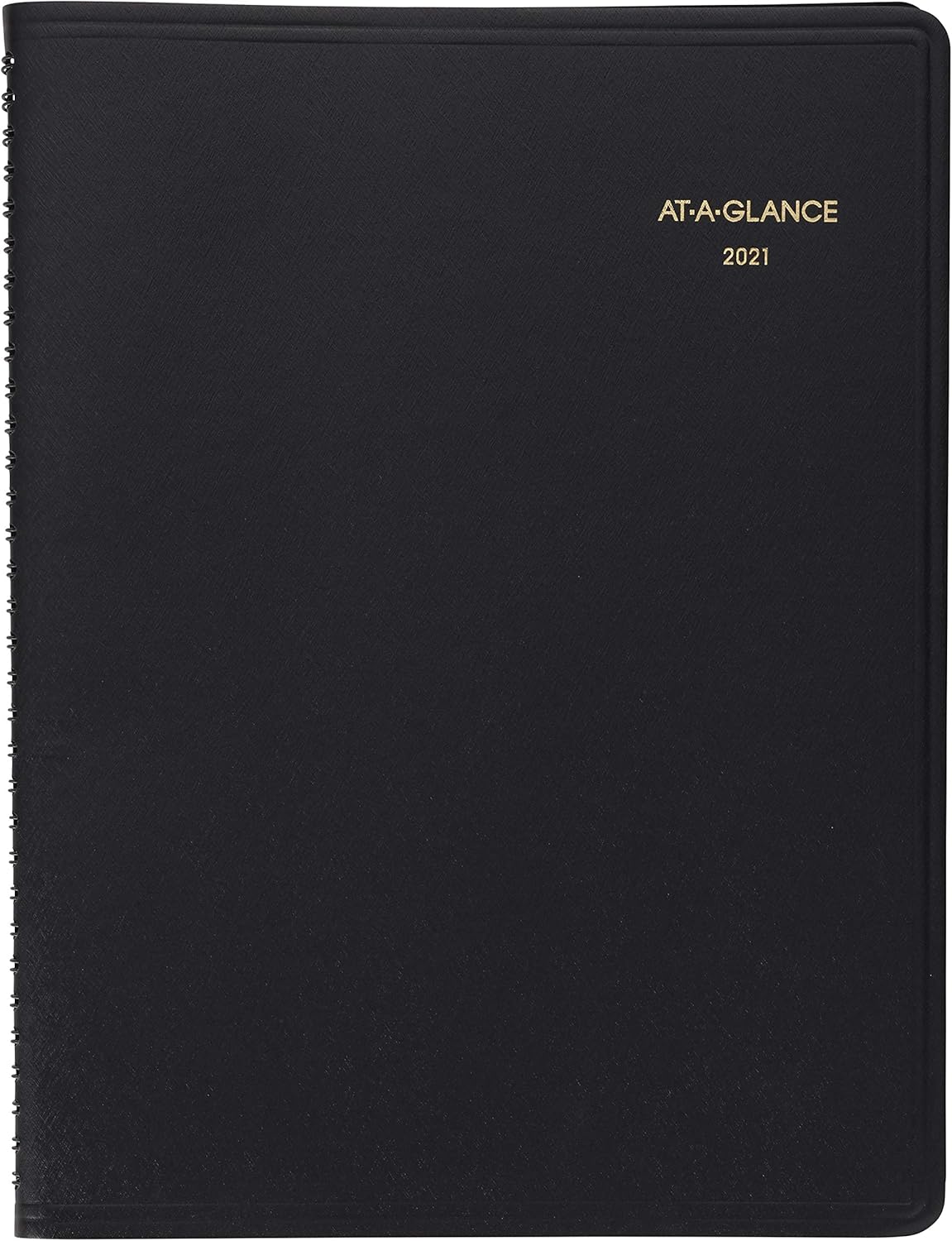 2021 Weekly Appointment Book & Planner by AT-A-GLANCE, 8-1/4" x 11", Large, Black (709500521) : Office Products