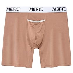 JINSHI Men's Underwear Boxer Briefs Bamboo Relaxed