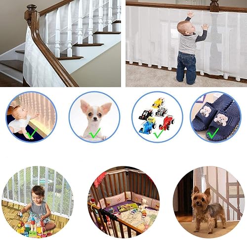 Baby Safety Products Child Safety Rail Net For Balcony, Patios, Railing ...