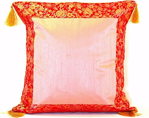 Amazon Com Worldcraft Industries Chinese Silk Cushion Covers