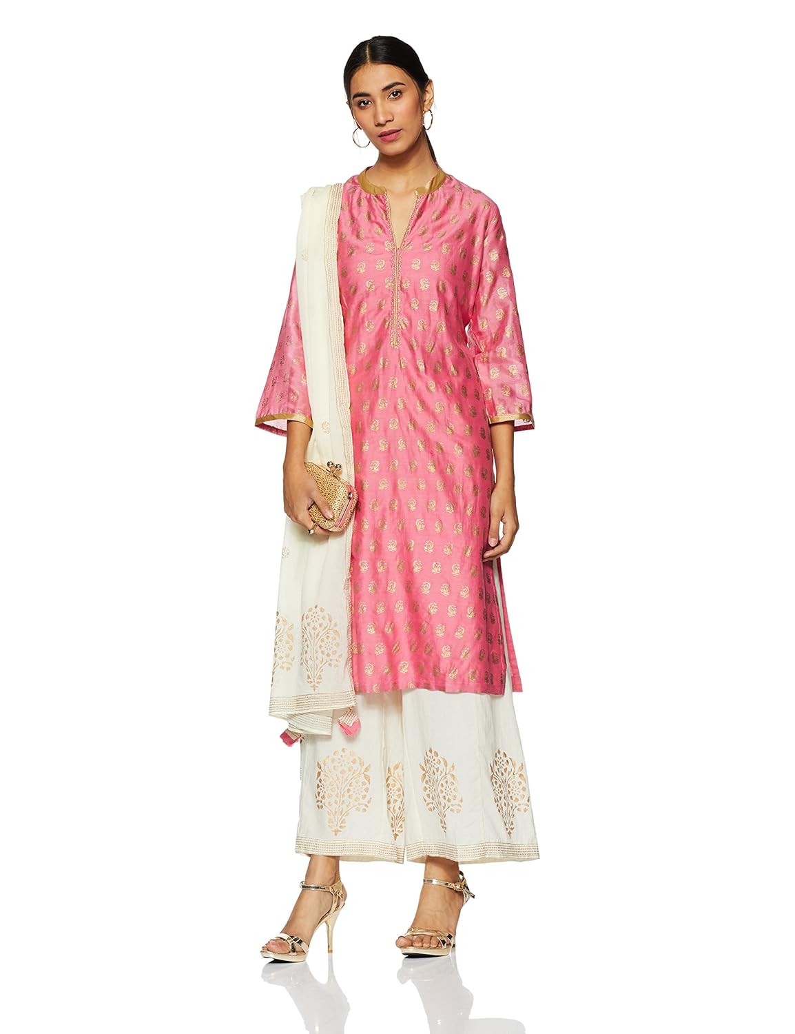 biba women's straight salwar suit