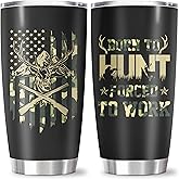 CVROY Hunting Gifts for Men Tumbler 20OZ 1PC, Gifts for Hunters, Hunting Birthday Party Decorations, Hunt-ing Decor, Christmas Birthday Present for Hunter Lover Him Dad Grandpa Husband Brother Cup