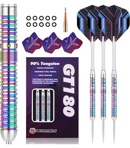 Amazon.com : Winmau Darts Navigator Series 21G - 90% Tungsten