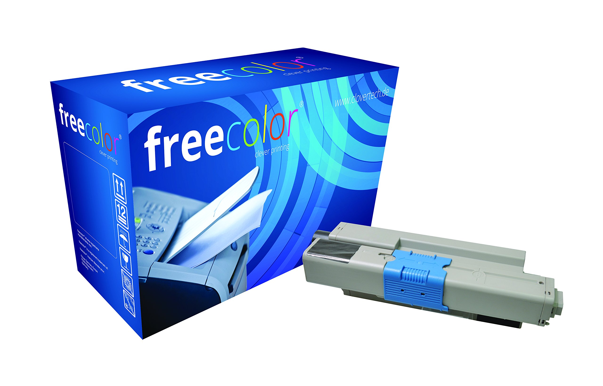 Freecolor 44973536 for OKI C301/C321/Premium Toner Cartridge (2200 Pages @ 5% Coverage)