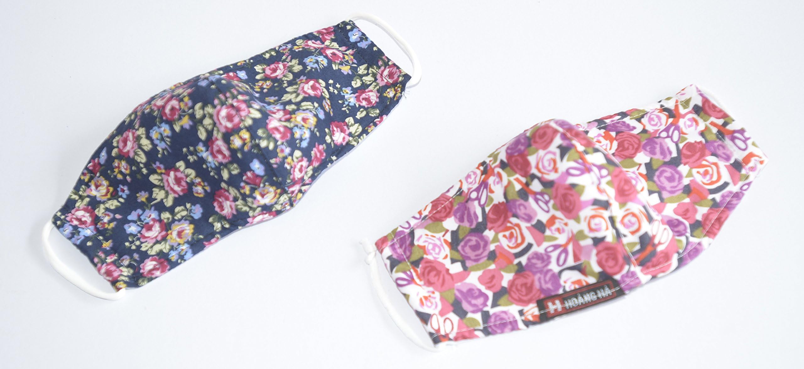 Two Lovely Ladies Fashionable Face Mask for Dust and Pollution Protection.Trendy,Stylish and Comfortable to wear.Garden of Flowers