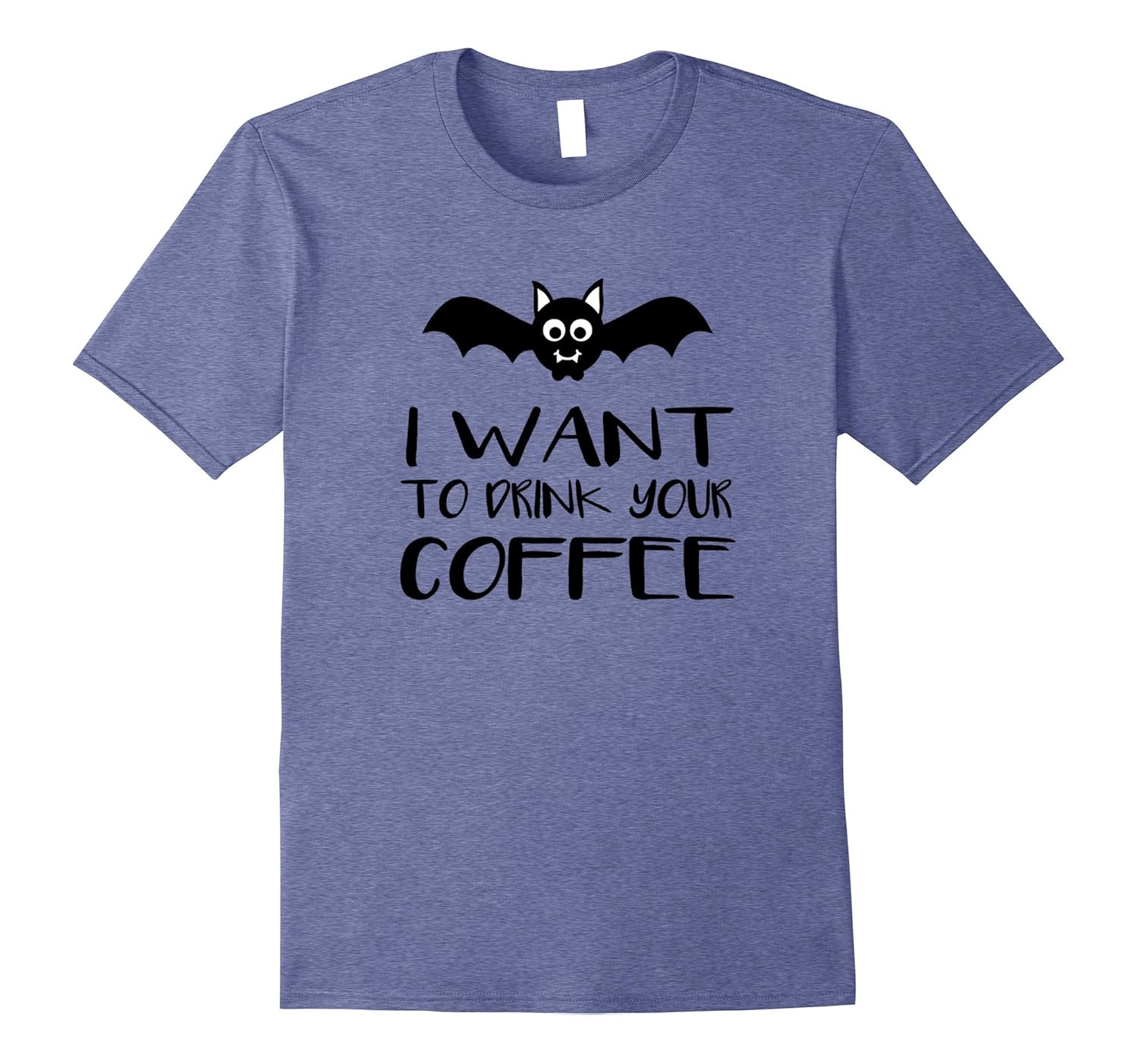 Halloween Coffee T-Shirt Funny Womens Tee-ANZ