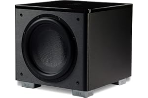 REL Acoustics HT/1205 MKII Subwoofer, HT-Air Wireless Compatible, Line Grained Black Composite