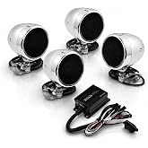 BOSS Audio Systems MC470B 3 Inch Motorcycle Speakers and Amplifier Package
